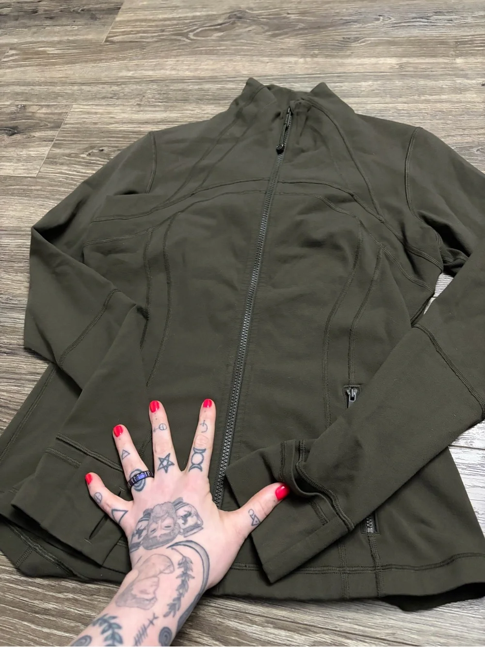 Lululemon Define Jacket *Luon (Dark Olive) Size 10